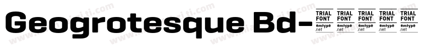 Geogrotesque Bd字体转换